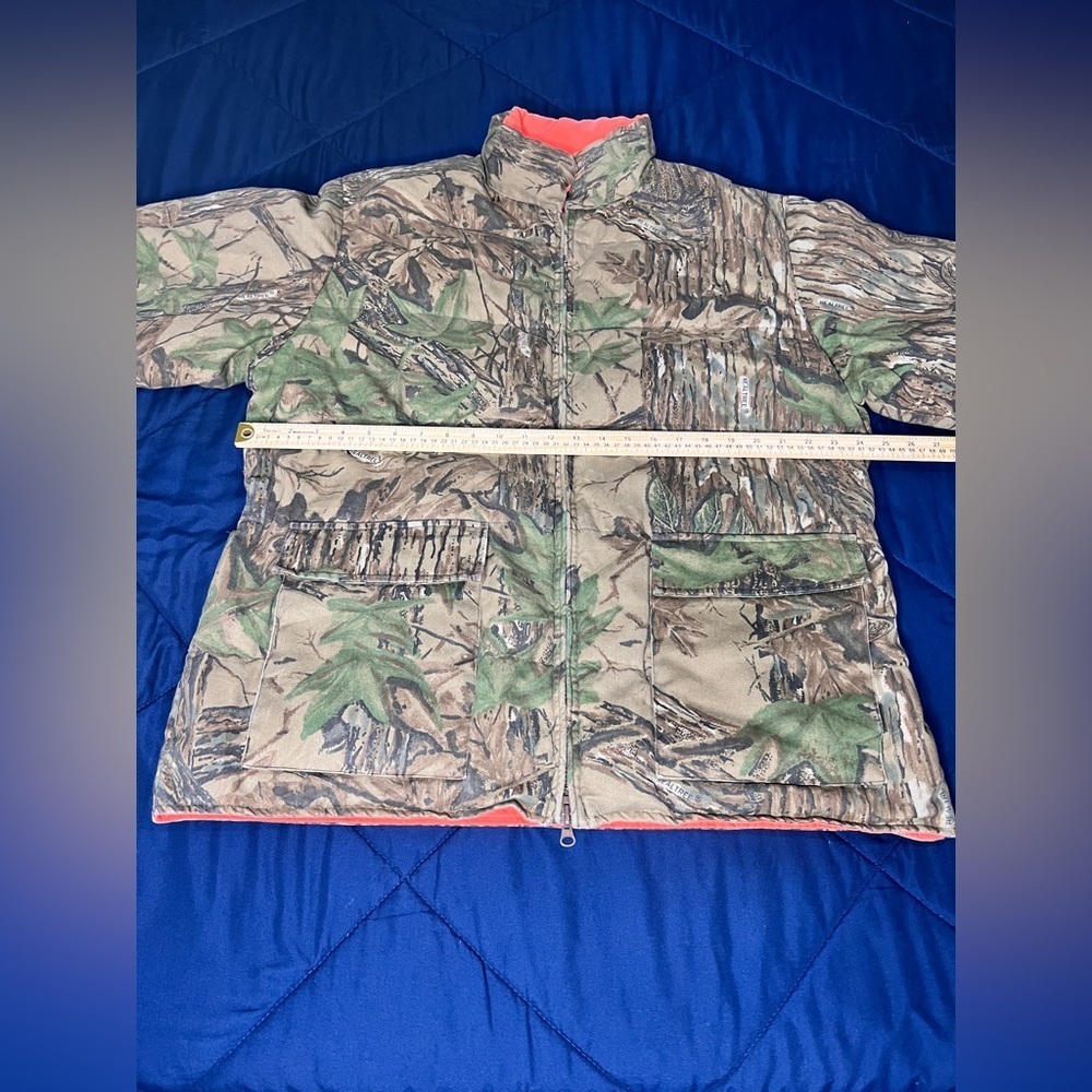 Camouflage Jacket with Orange Lining - Picture 4 of 5